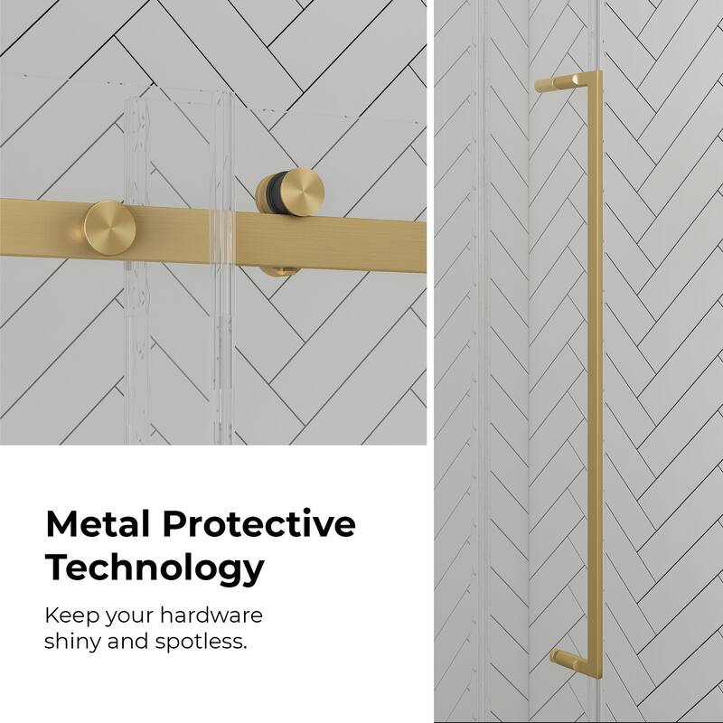 Selby Frameless Sliding Clear Alcove Shower Door