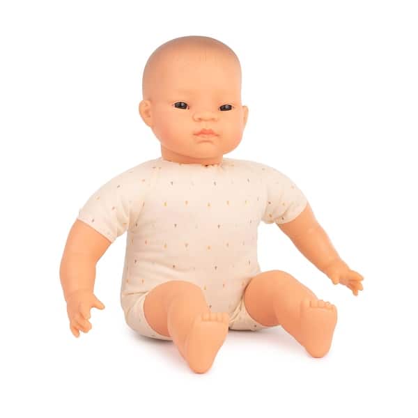 slide 2 of 3, Miniland Soft Body Dolls, 15-3/4", Asian Multi - Kids