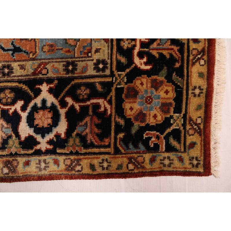ECARPETGALLERY Hand-knotted Jules Sultane Dark Copper Wool Rug - 5'10 x 8'9