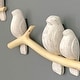 preview thumbnail 6 of 5, Crane Baby Perch Wall Decor - 2-PC.