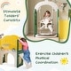 preview thumbnail 33 of 34, Toddler Slide,Swing Set 8 in 1,Kids Playground Climber Slide Playset with Basketball Hoop Freestanding Combination for Babies