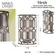 preview thumbnail 3 of 4, Minka Lavery 3582 Hexly 16" Tall Wall Sconce with Crystal Panel and