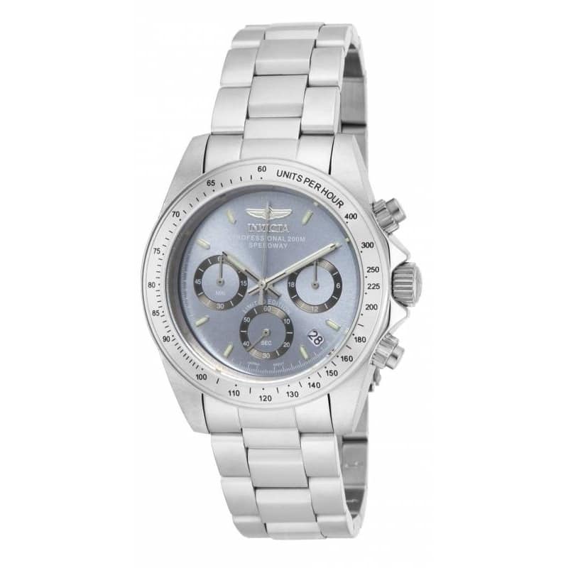 Invicta Men's ILE9211A Speedway Quartz Chronograph Charcoal Dial Watch