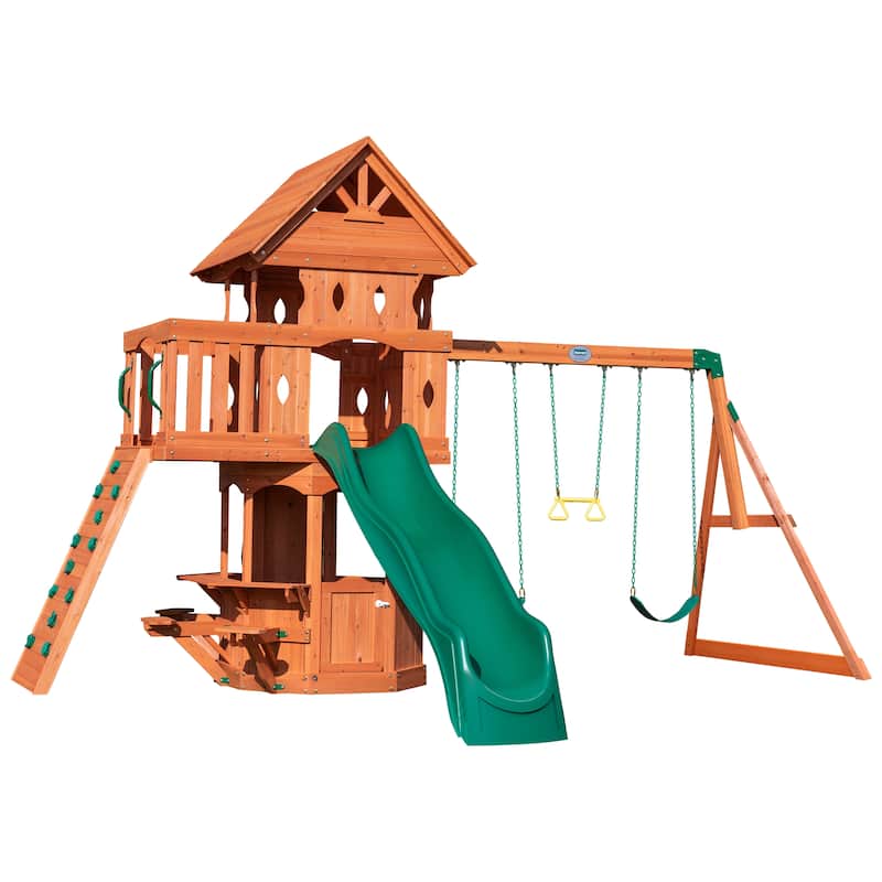 Backyard Discovery Woodland All Cedar Swingset