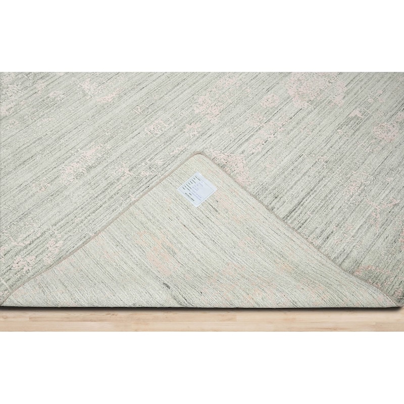 Hand Knotted 100% Wool Modern & Contemporary Oriental Area Rug Beige - 8' 1'' x 9' 9''