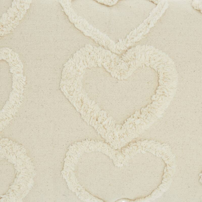 Whimsical Heart Detail Off Lumbar Pillow Bed Bath & Beyond 35164311