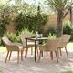 Option Beige 31.5 x 31.5 x 29.1 round table legs 4chair