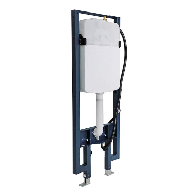In-wall Smart Toilet Combo Set - Toilet Bowl With Bidet Seat, Tank And Carrier System