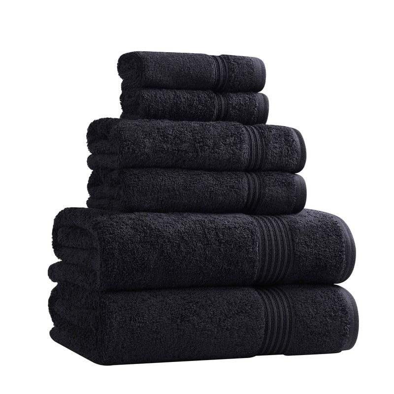 Superior Heritage Egyptian Cotton Absorbent 6-Piece Towel Set