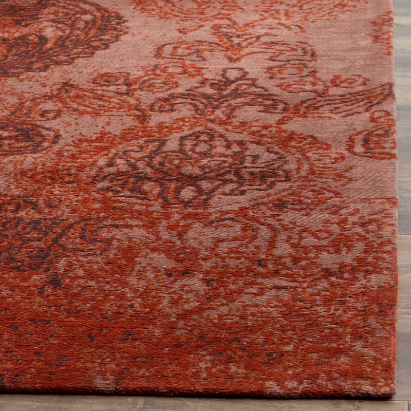 SAFAVIEH Classic Vintage Boho Niamh Distressed Oriental Cotton Rug