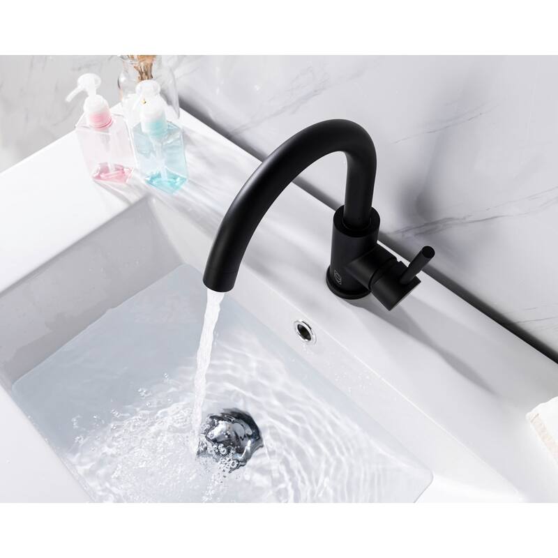 Elegant Lighting FAV-1003 Louis 1.5 GPM Single Hole Bathroom Faucet