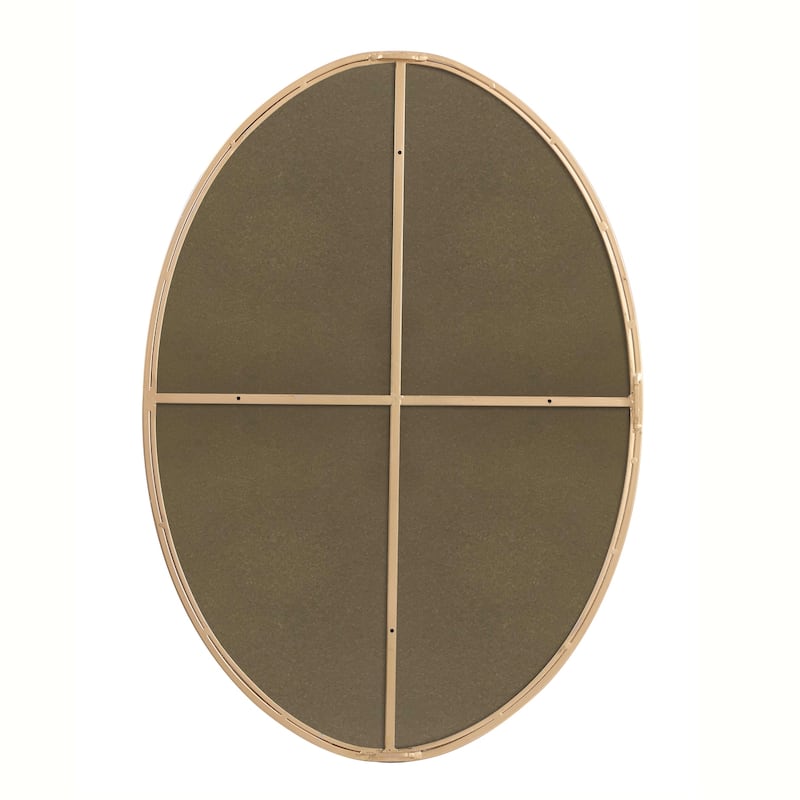 Carson Carrington Labbemala Metal Frame Oval Mirror