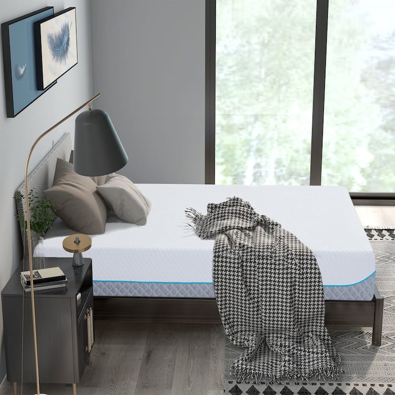 12 inch Gel Memory Foam Mattress, Cooling Medium Feel Bed Mattress in a Box, CertiPUR-US