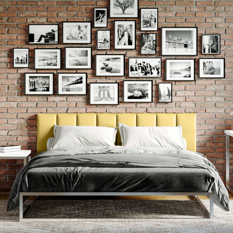 Jaxx Panelist Modern Padded Headboard - Set of 4 Wall Mounted Panels