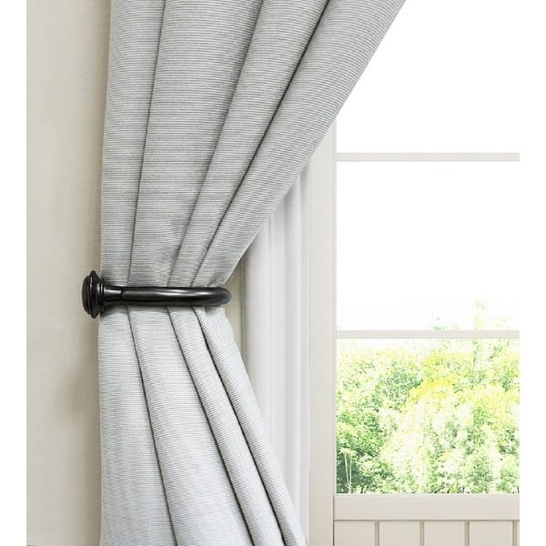 slide 2 of 6, Lumi 5/8 in. Dia. Curtain Holdback (4-Pack)