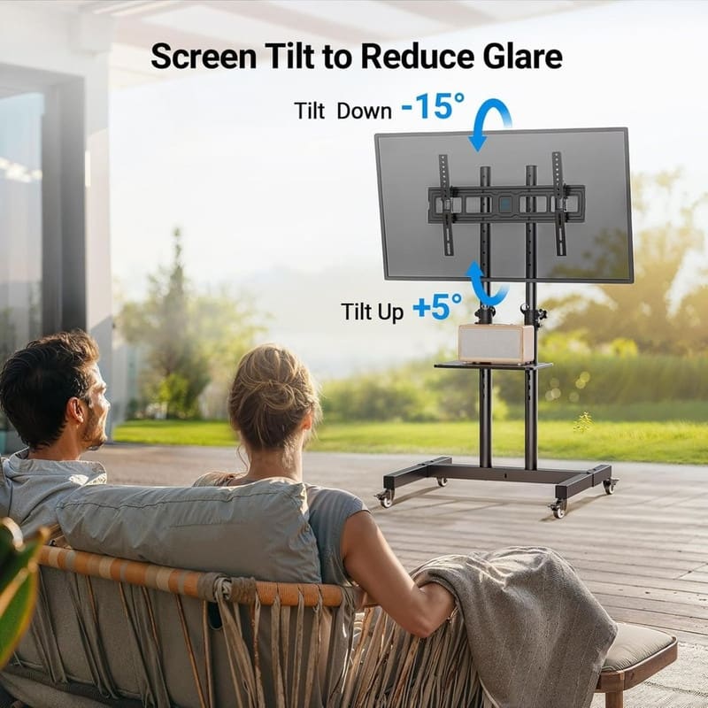 Rolling TV Stand