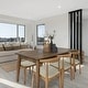 preview thumbnail 12 of 58, Set of 2 Kennedy Elbow Chairs Farmhouse Wooden Dining Chairs With PU Leather Or Fabric Cushion Seat, Modern Accent Side Chairs