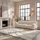 preview thumbnail 4 of 21, SAFAVIEH Florida Shag Sigtraud Abstract Waves 1.2-inch Thick Rug