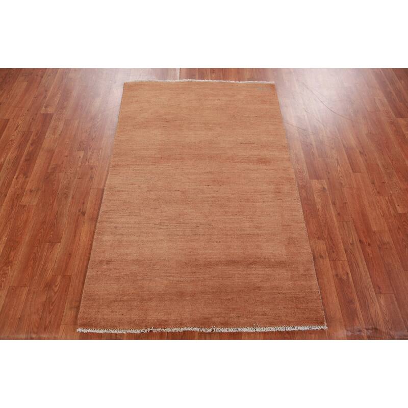 Modern Gabbeh Oriental Rug Handmade Wool Carpet - 3'3" x 5'0"