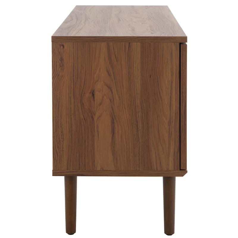 SAFAVIEH Sade Single Door 2-Shelf Media Stand - 47" W x 15" D x 24" H - 47Wx15Dx24H
