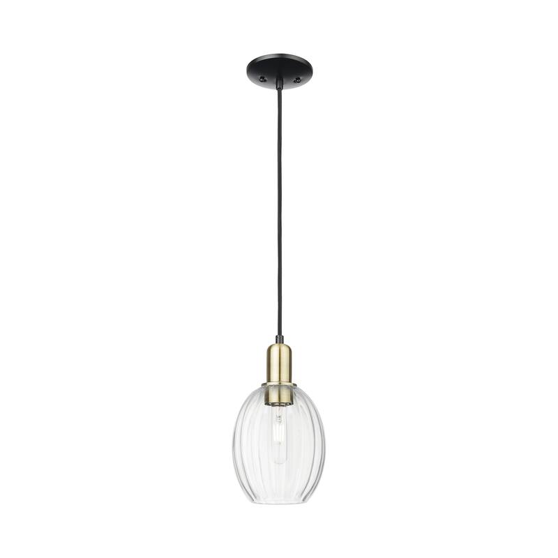 Innovations Lighting Downtown Urban - Preston - 1 Light 6" Bell Shade Cord Hung Mini Pendant