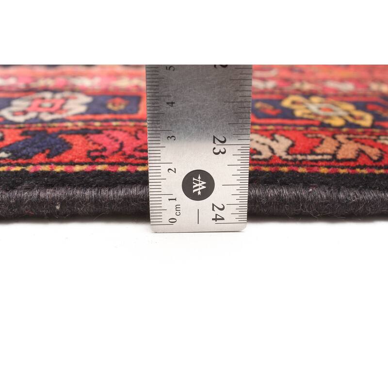 ECARPETGALLERY Hand-knotted Kayseri Black Wool Rug - 4'6 x 7'0