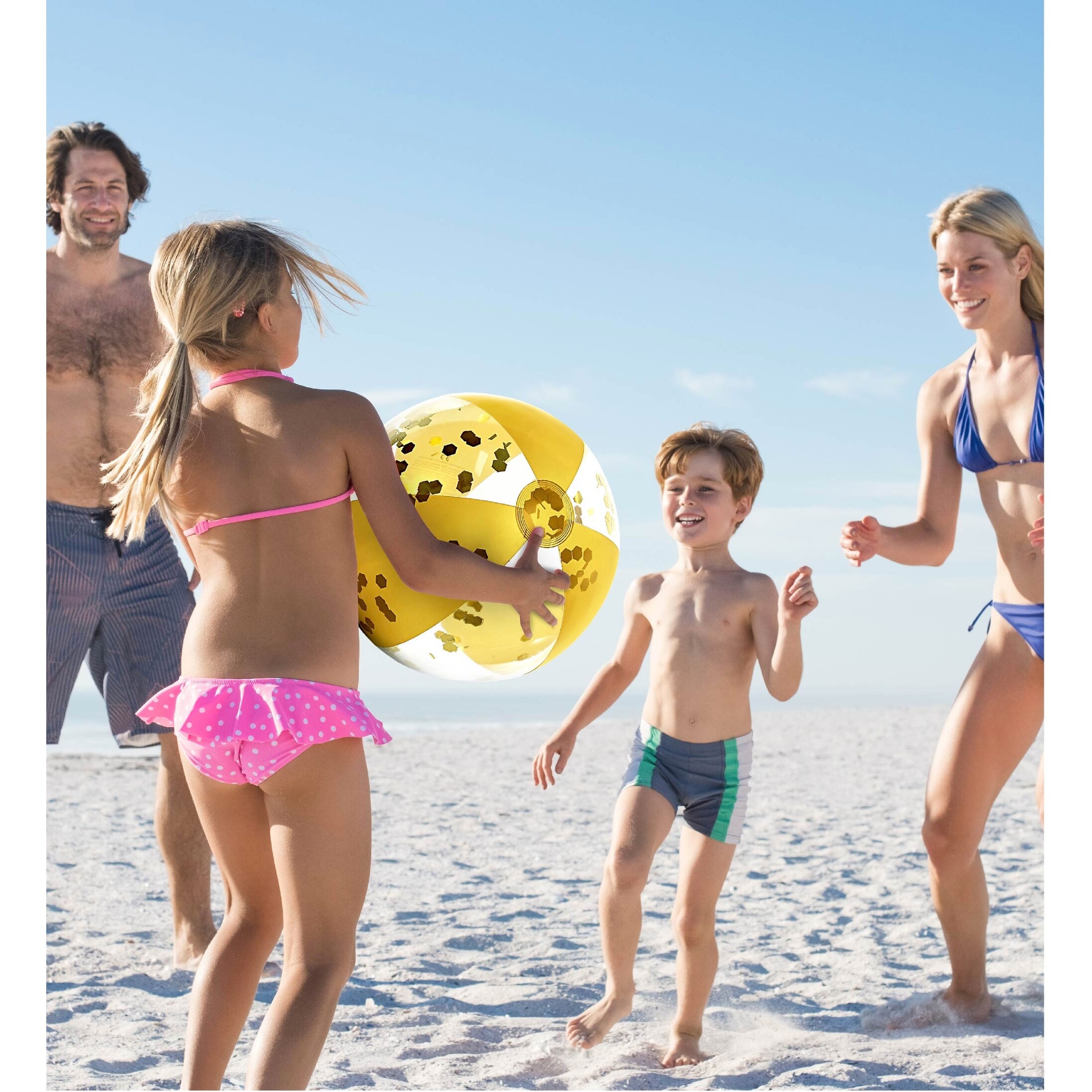 Gold beach balls 2025