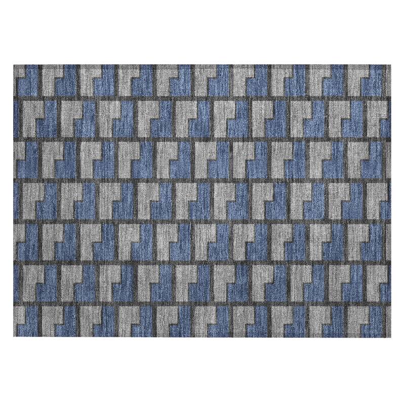 Machine Washable Indoor/ Outdoor Modern Cody Chantille Rug