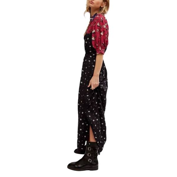 knee length dresses for ladies Nightingale Solid Midi (Rose Sienna)