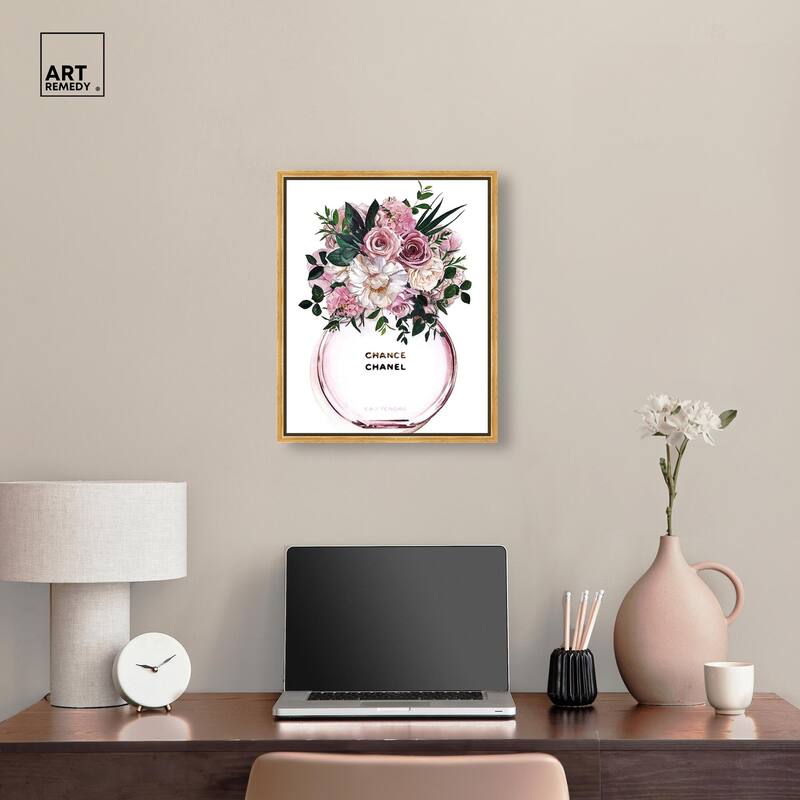 Floral Chance Fragrance Canvas by Art Remedy