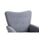 preview thumbnail 16 of 15, Rocking Chair for Nursery, Upholstered High-Back Accent Arm Chair, Comfortable Rocker Fabric Padded Seat