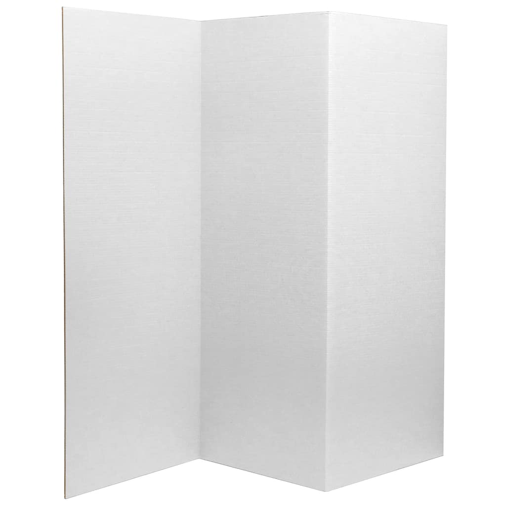 4 ft. Tall White Cardboard Room Divider