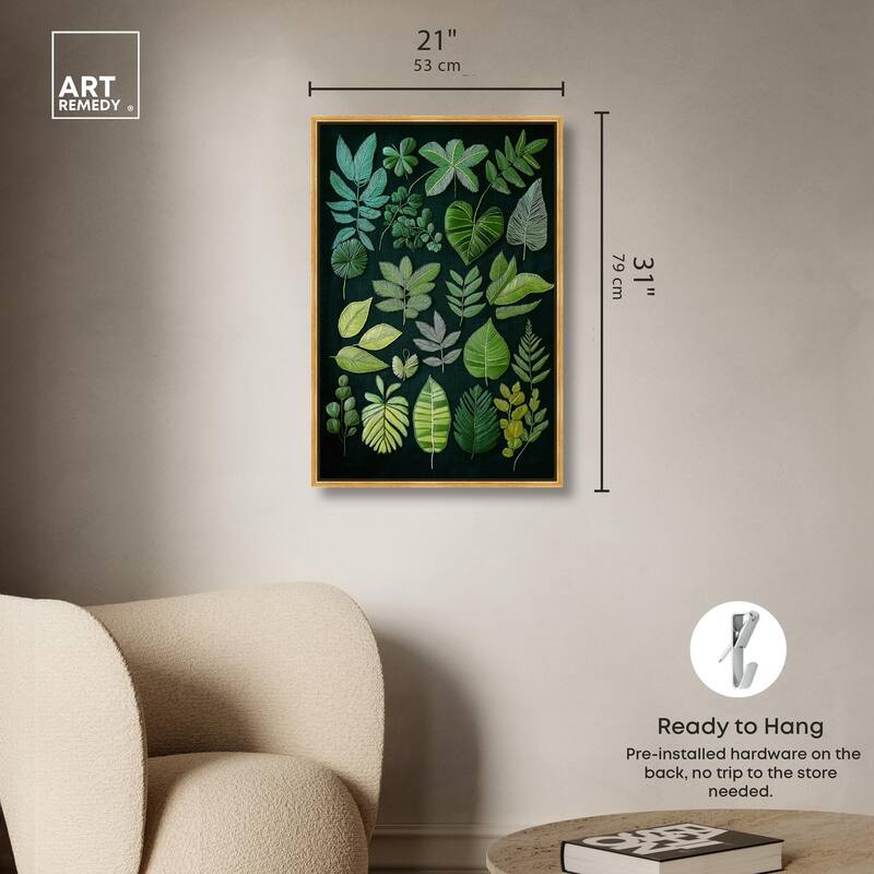 Leaf Library II Canvas by Art Remedy