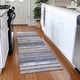 preview thumbnail 95 of 132, Premium Washable Super Soft Stripe Mayfield Rug Purple - 2'3" x 7'6"