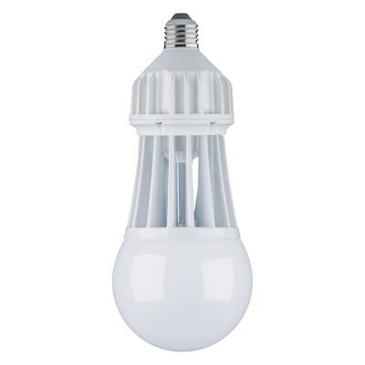 3000 Lumen LED Big Bulb - White and Silver - 10.25" Height x 4" Diameter