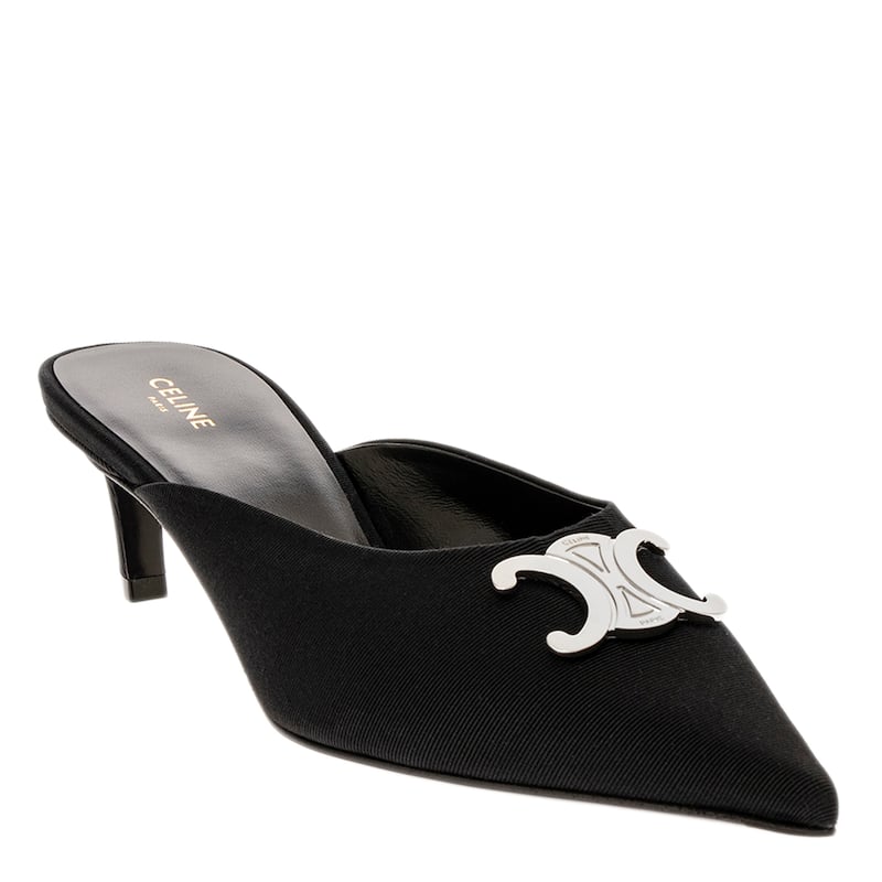 Celine Alma Triomphe Mules - 37.5 EU