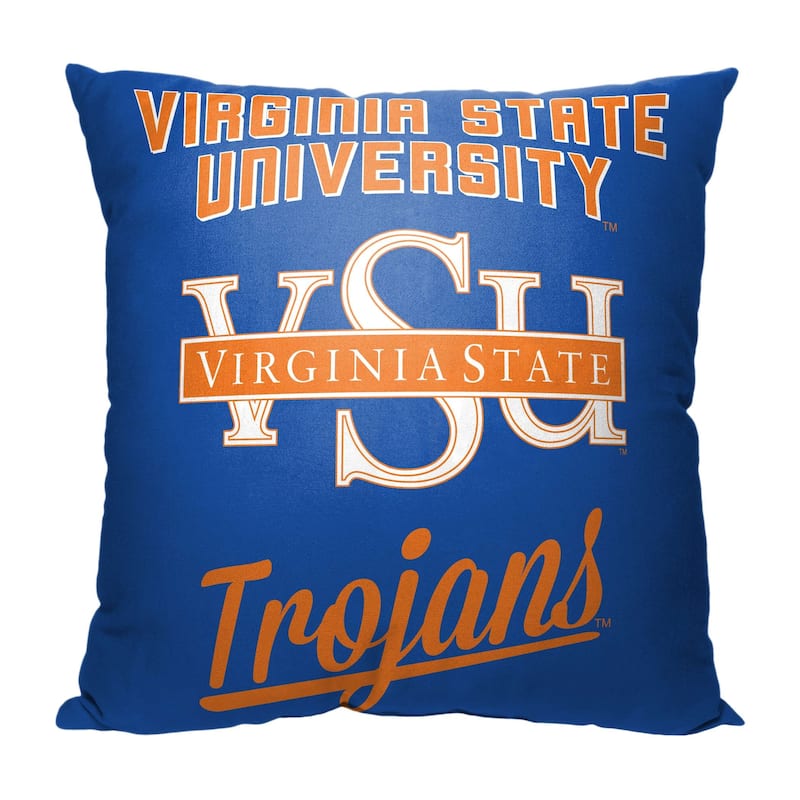NCAA CIAA Alumni 18 Inch Throw Pillow - 18" x 18" - Virginia State Trojans