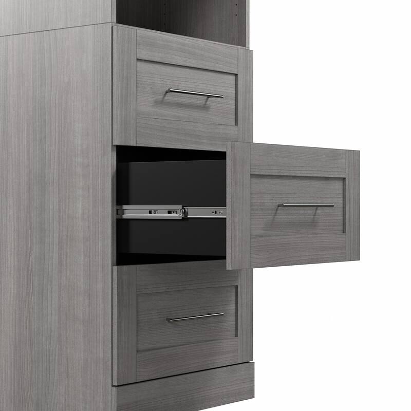 Pur 3 Drawer Set for Pur 25W Closet Organizer by Bestar - 3 Drawer Set
