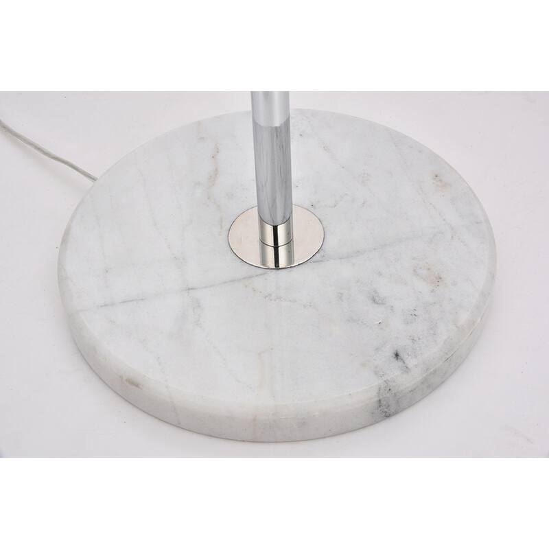 Mid-century Modern Clear Glass 3-light Floor Lamp