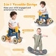 preview thumbnail 27 of 33, 3-in-1 Kids Rocking Horse with Balance Board and Removable Seat - 16” L x 24” W x 18.5” H