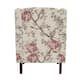 Upholstered Nailhead Trim Armchair Wingback Accent Chairs Set of 2