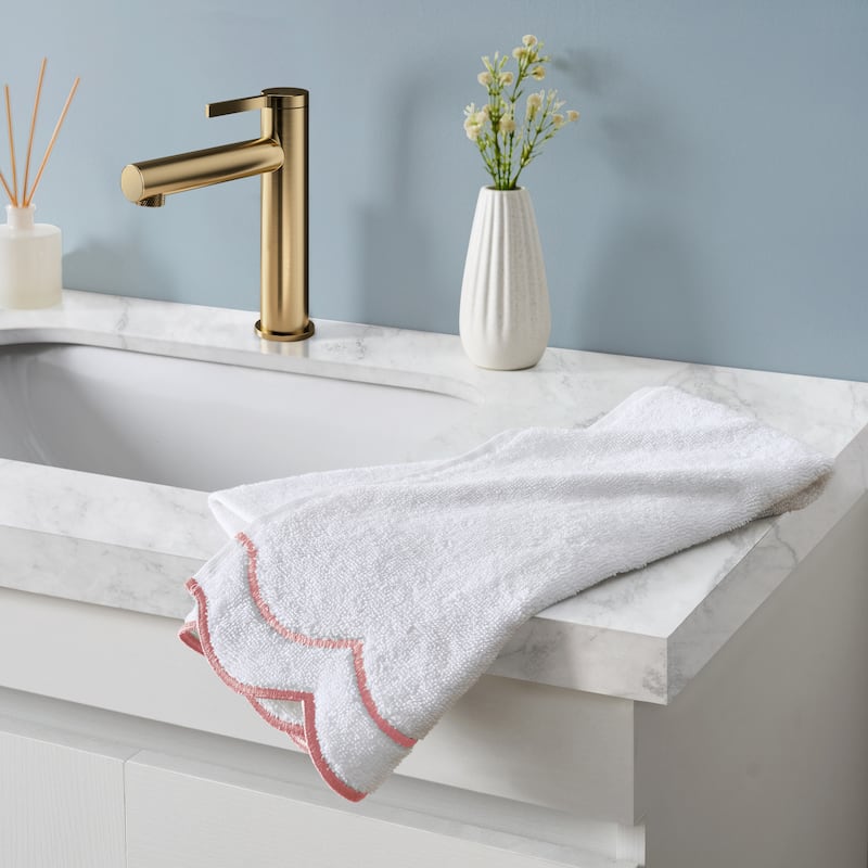 Peri Home Scallop Hand Towel - 16x27