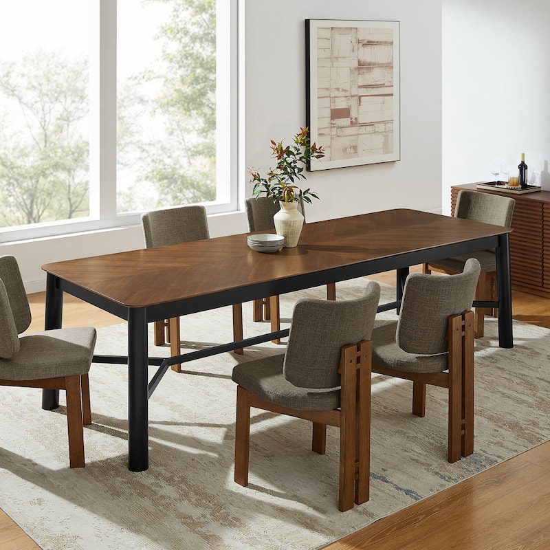 Ashlan 110" Rectangle Dining Table - Walnut