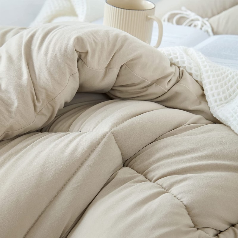 Summertime - Coma Inducer® Oversized Comforter - Cement Taupe
