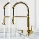 preview thumbnail 142 of 156, VIGO Edison 19" H Single Handle Pull-Down Sprayer Kitchen Faucet