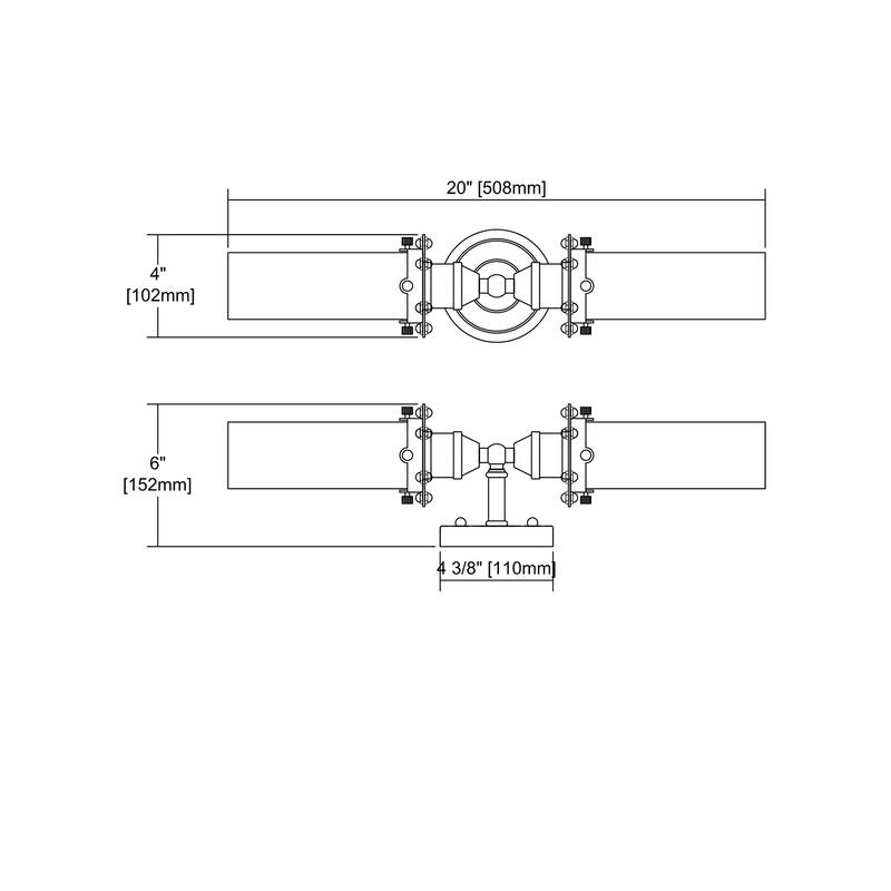 Elk Home Fulton Satin Nickel With Opal Glass 2 Light Vanity Light