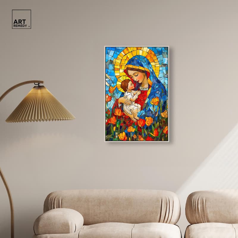 Glass Gospel I Canvas by Art Remedy