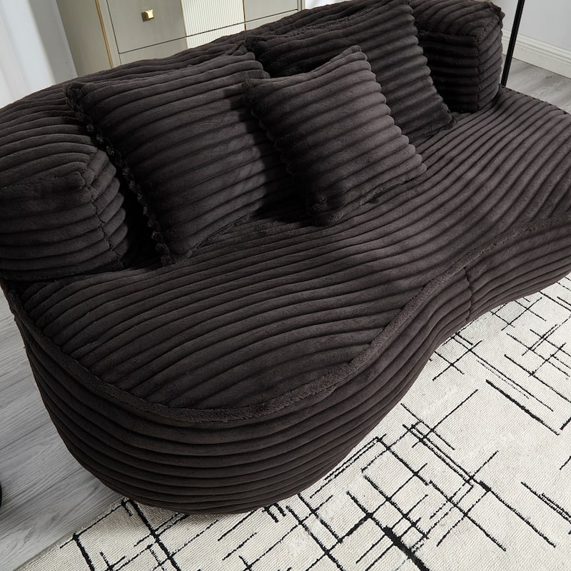 Comfort Lounger High Back Bean Bag Chair