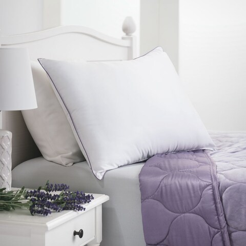 Lavender Scented Aromatherapy Pillow - Althea by Porch & Den - White
