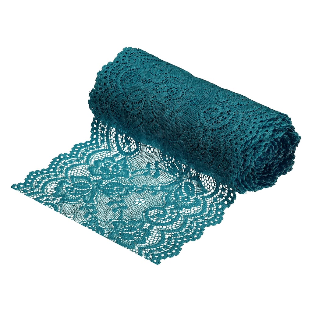 6 Inch Wide 5 Yard Lace Ribbon Floral Pattern Lace Trim Ribbon